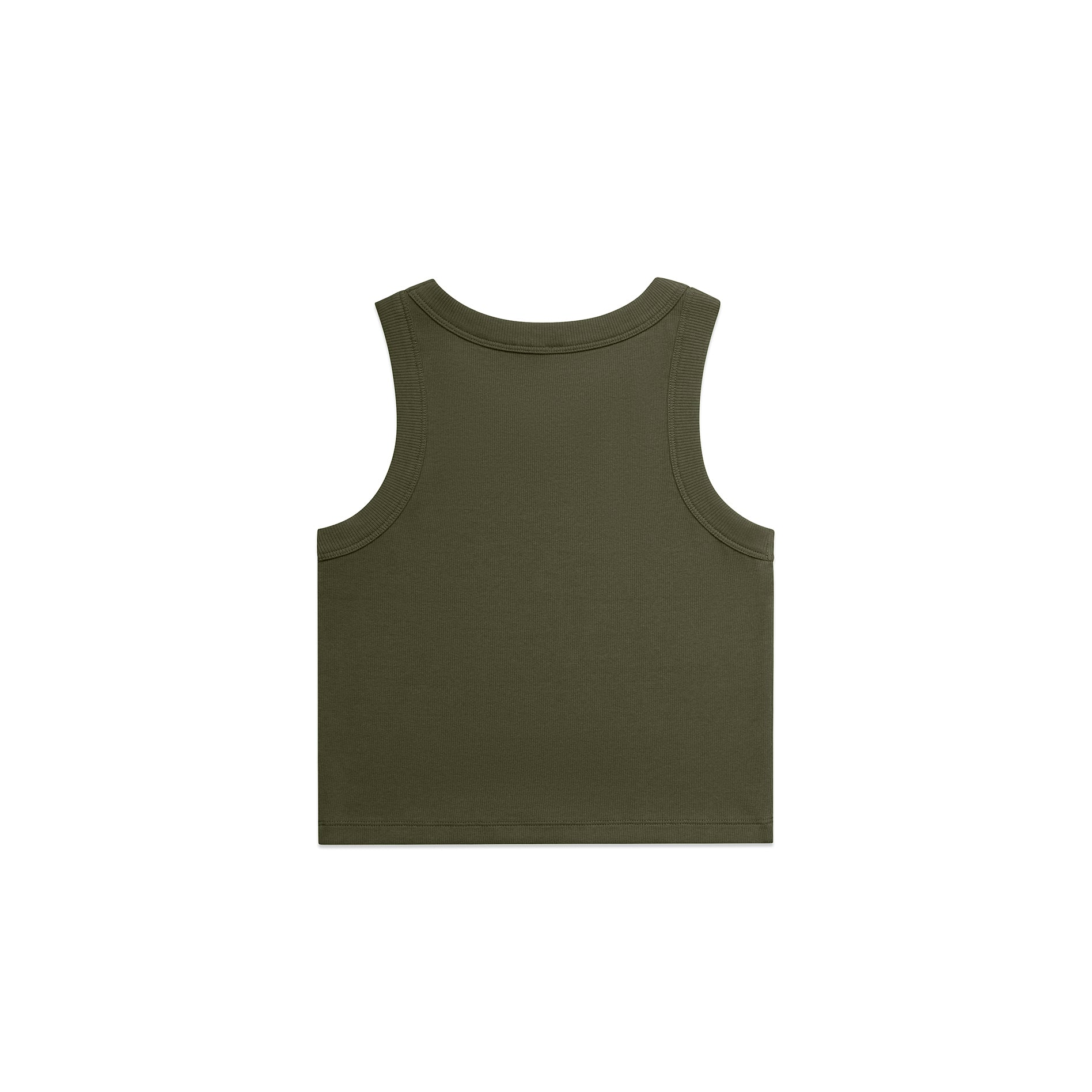 Wo's Organic Rib Crop Tank 4064G