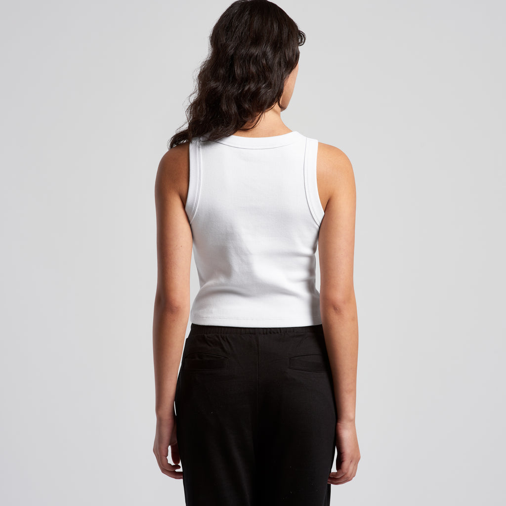 Wo's Organic Rib Crop Tank 4064G