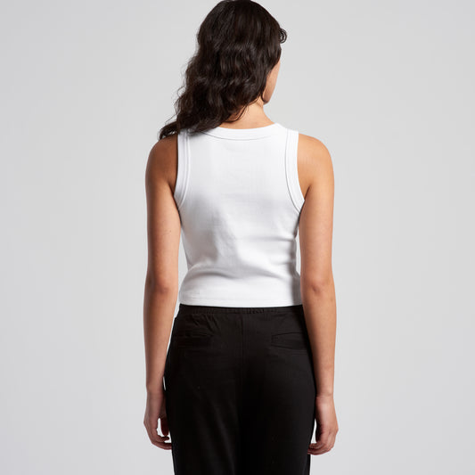 Wo's Organic Rib Crop Tank 4064G