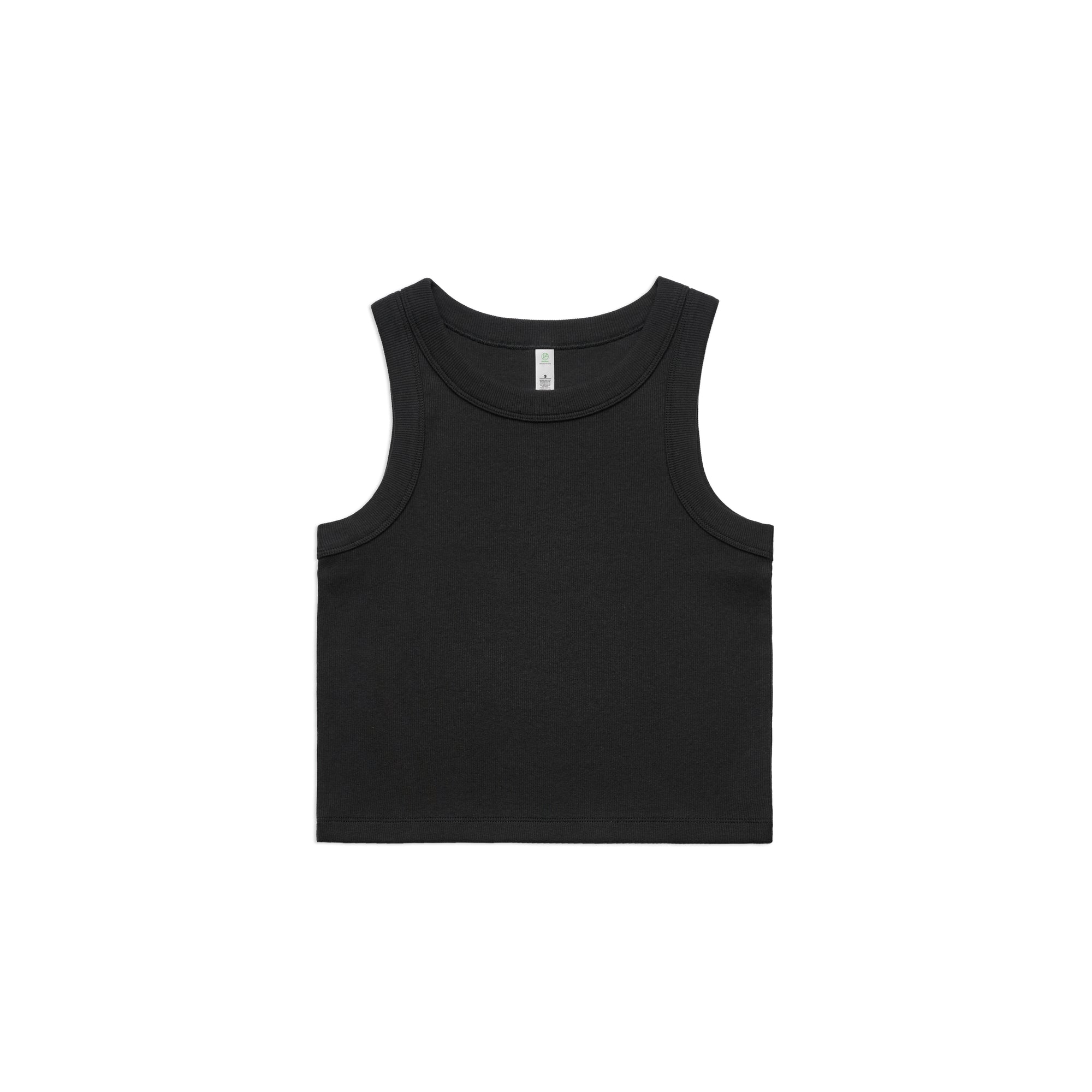 Wo's Organic Rib Crop Tank 4064G