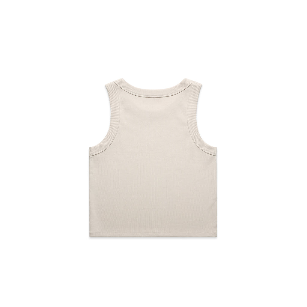 Wo's Organic Rib Crop Tank 4064G
