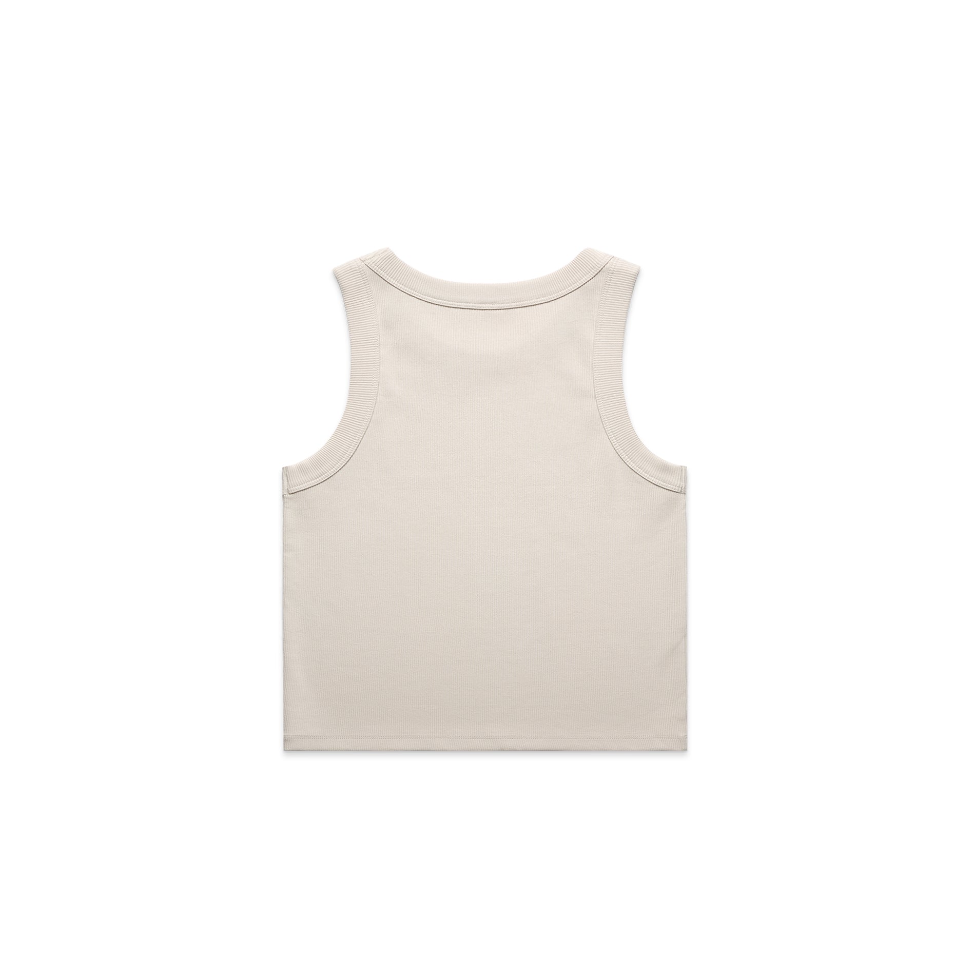 Wo's Organic Rib Crop Tank 4064G