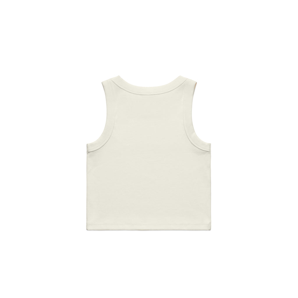 Wo's Organic Rib Crop Tank 4064G