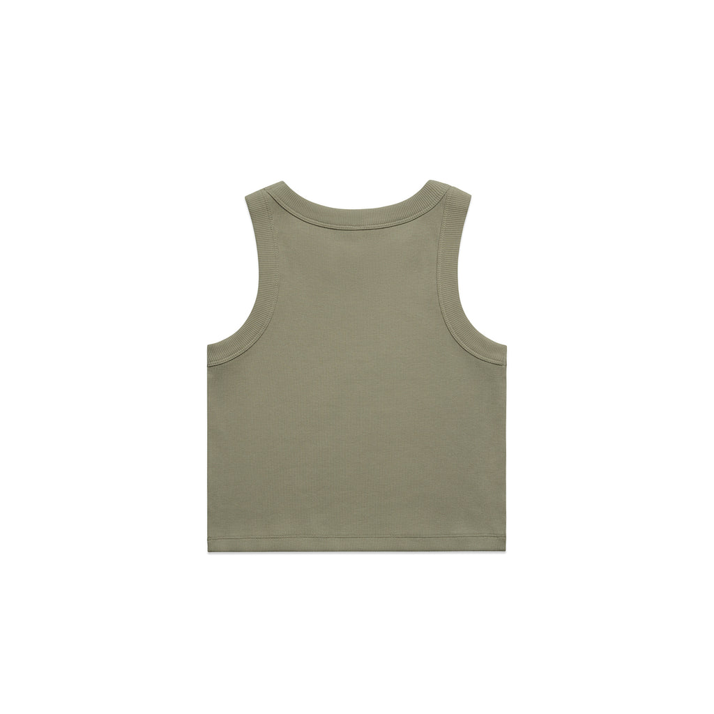 Wo's Organic Rib Crop Tank 4064G