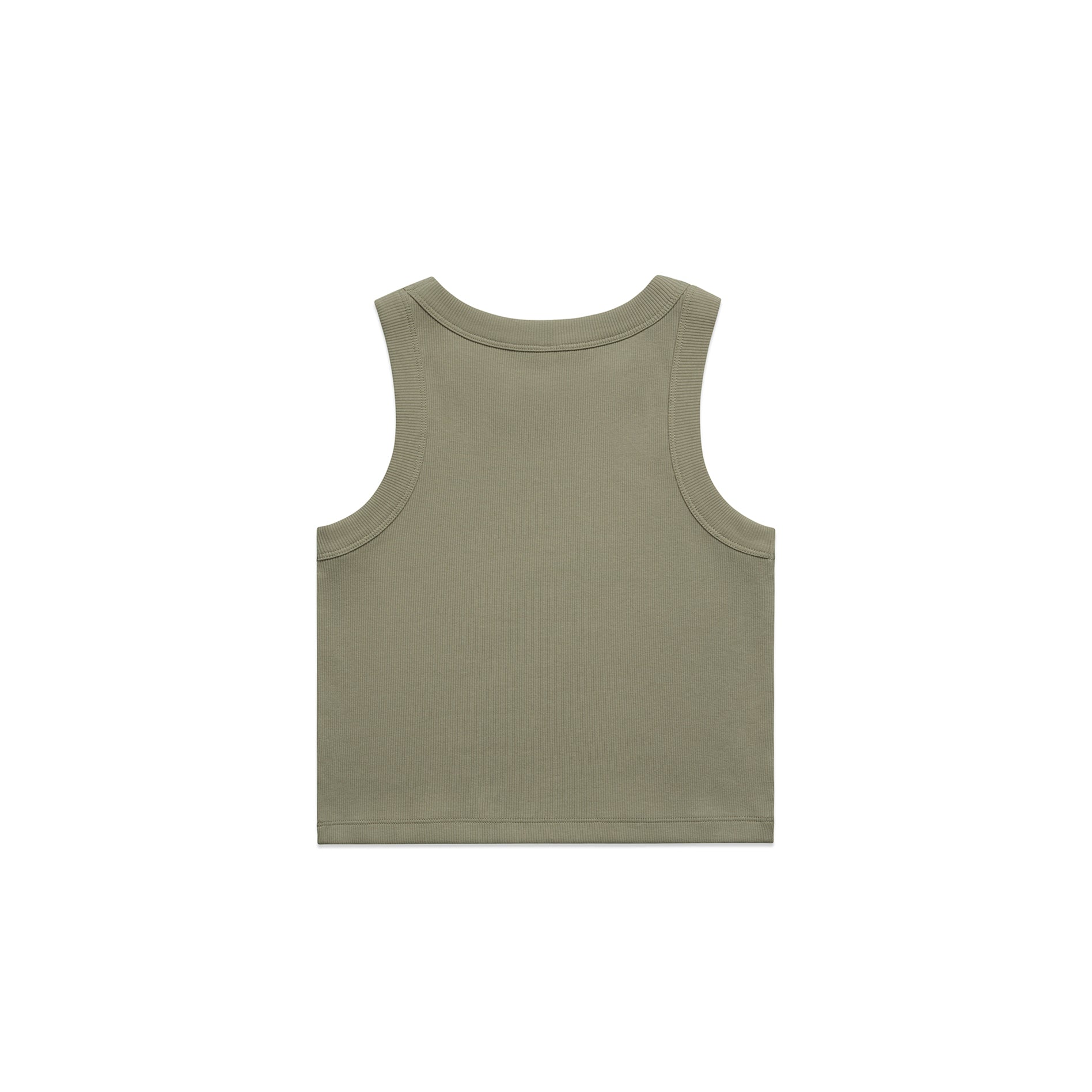 Wo's Organic Rib Crop Tank 4064G