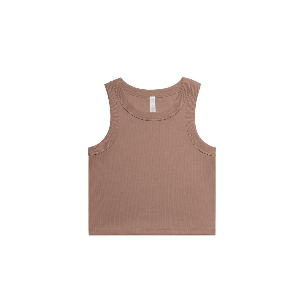 Wo's Organic Rib Crop Tank 4064G