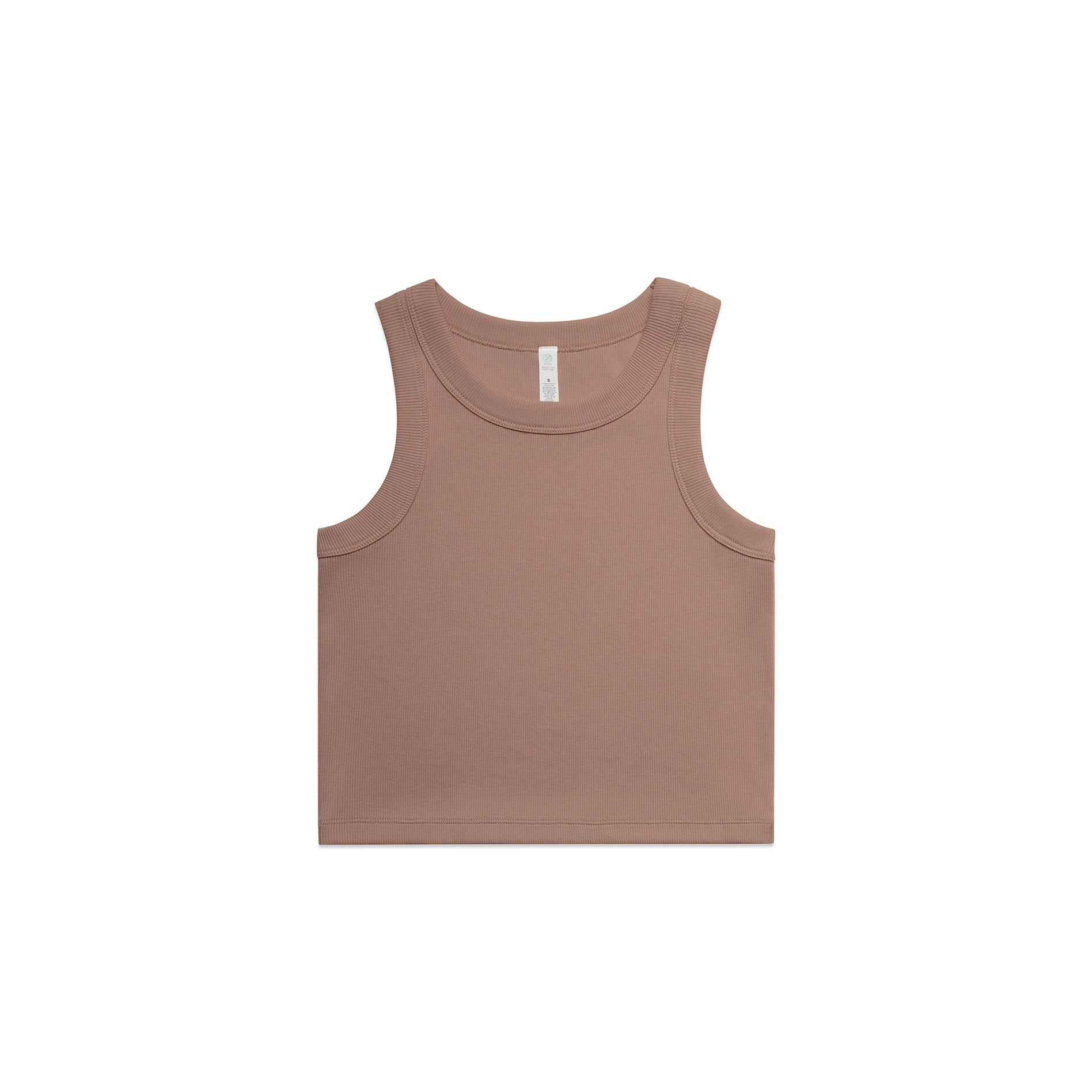 Wo's Organic Rib Crop Tank 4064G