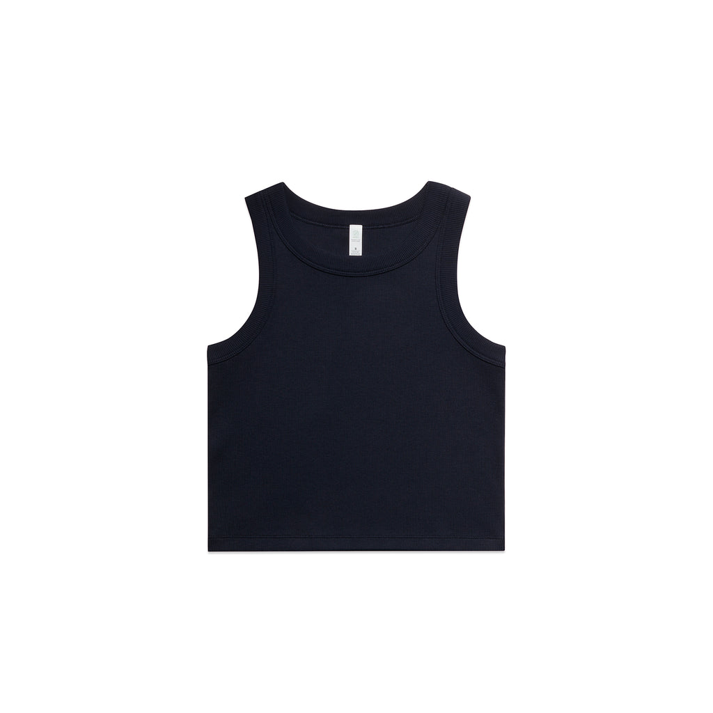 Wo's Organic Rib Crop Tank 4064G