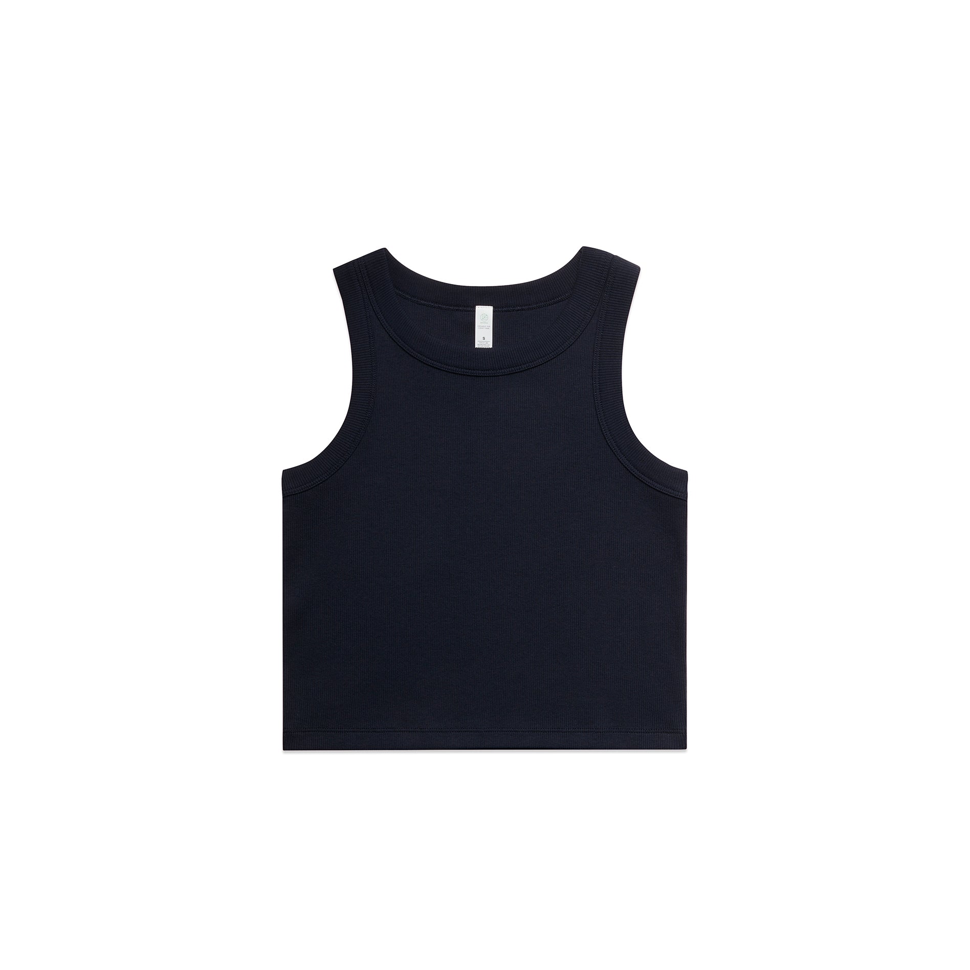 Wo's Organic Rib Crop Tank 4064G