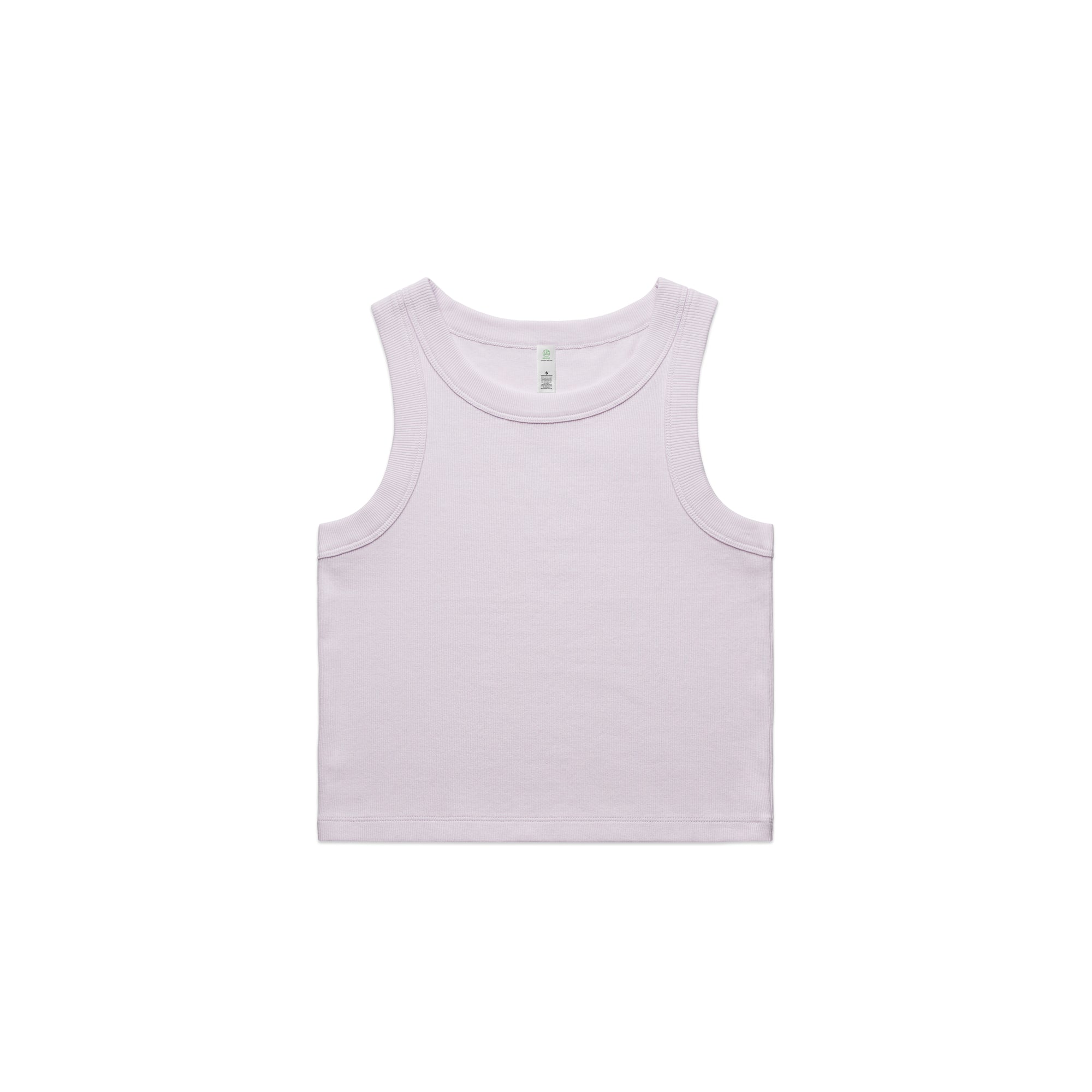 Wo's Organic Rib Crop Tank 4064G
