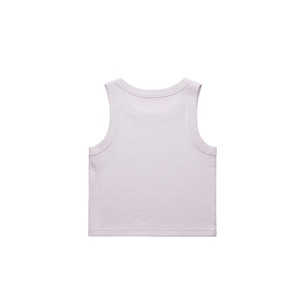 Wo's Organic Rib Crop Tank 4064G
