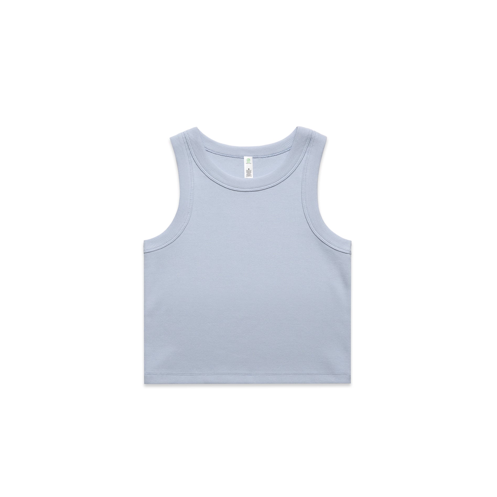 Wo's Organic Rib Crop Tank 4064G