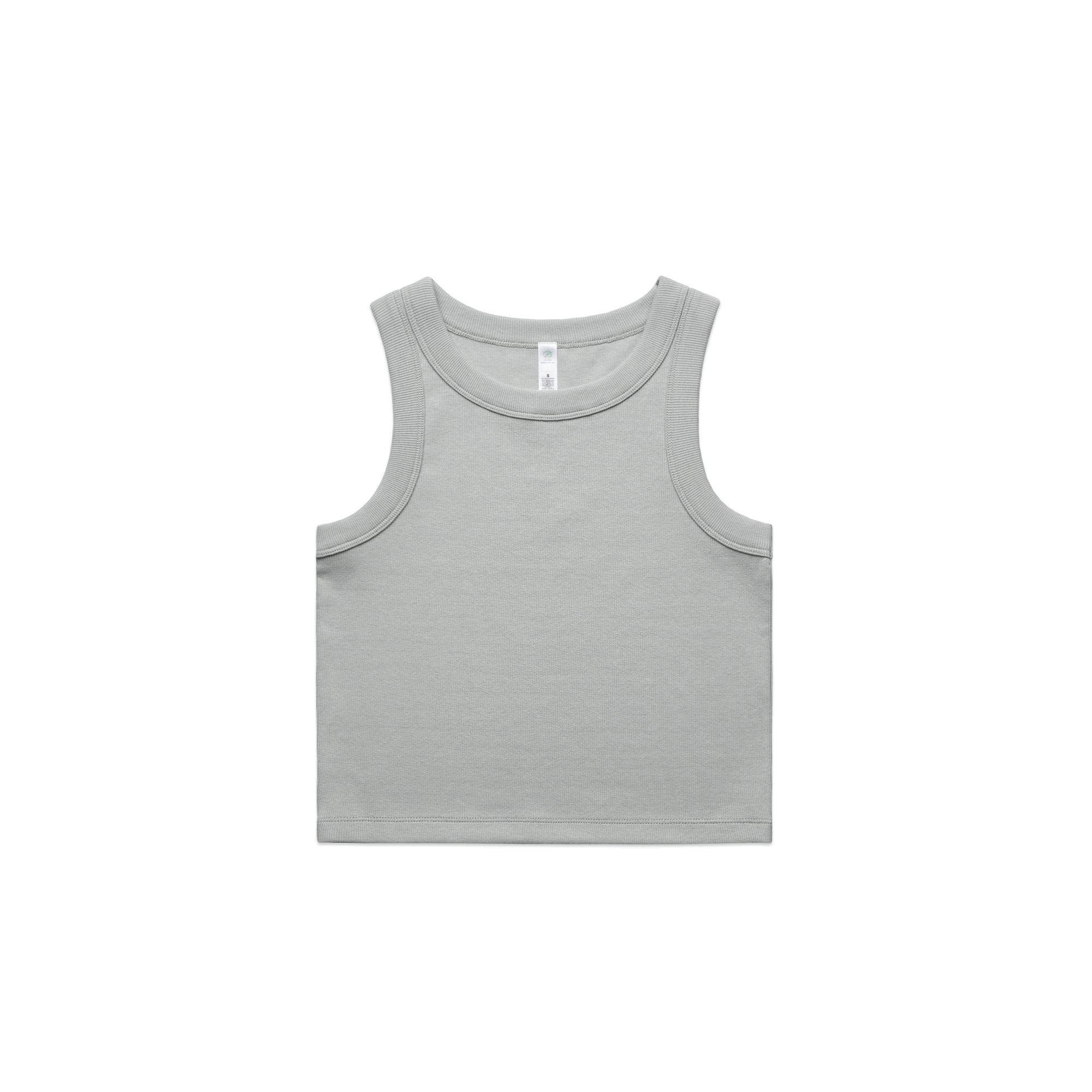 Wo's Organic Rib Crop Tank 4064G