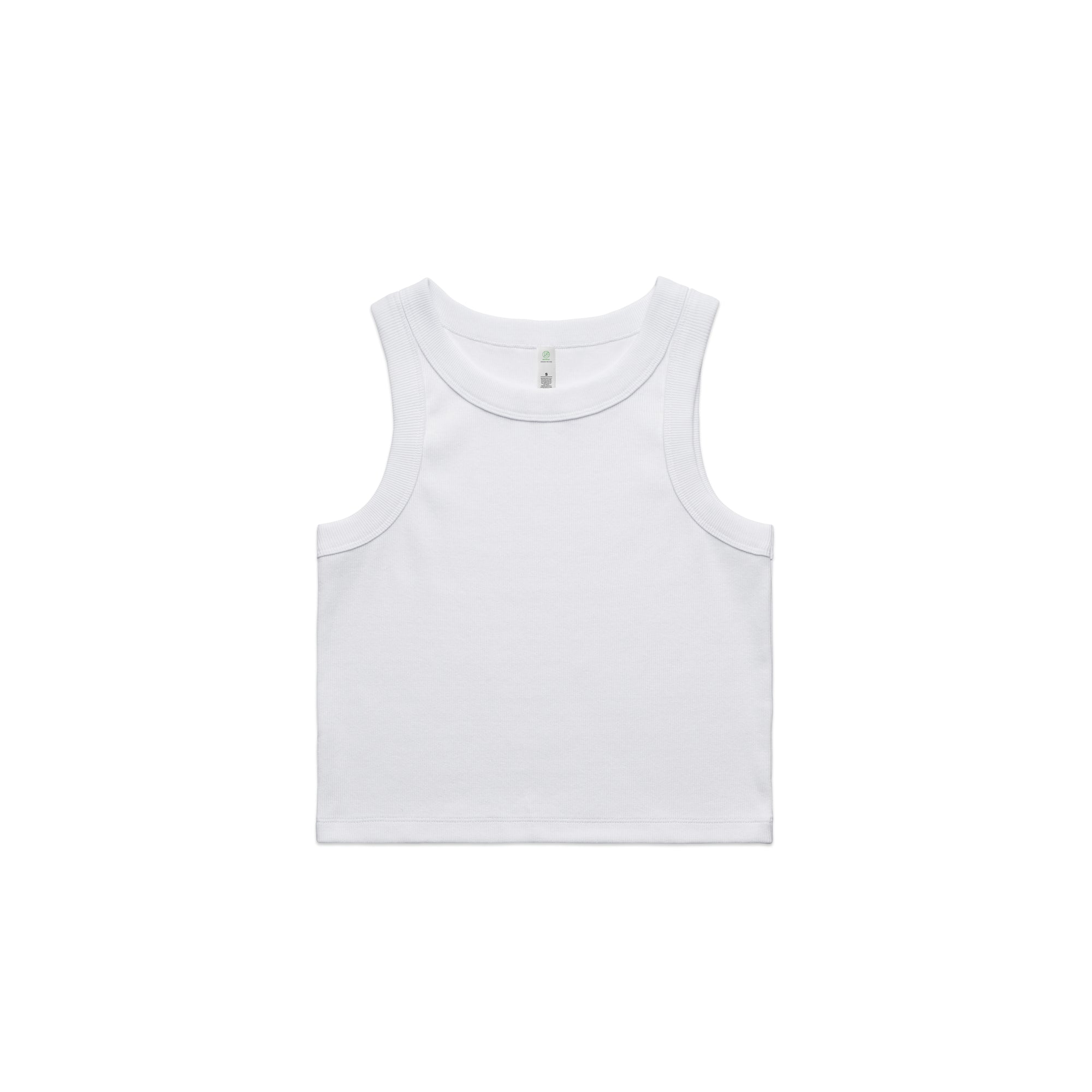 Wo's Organic Rib Crop Tank 4064G