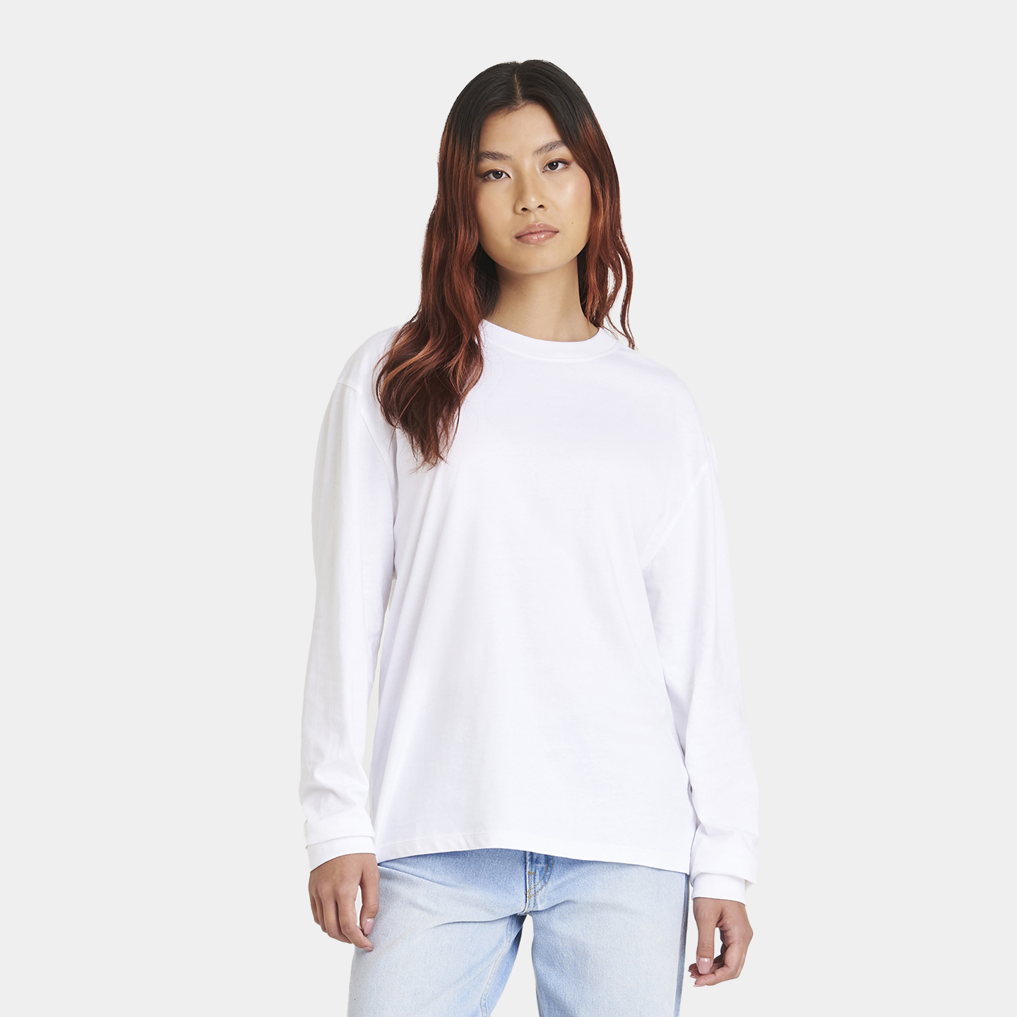 AWDis oversize 100 t-shirt L/S