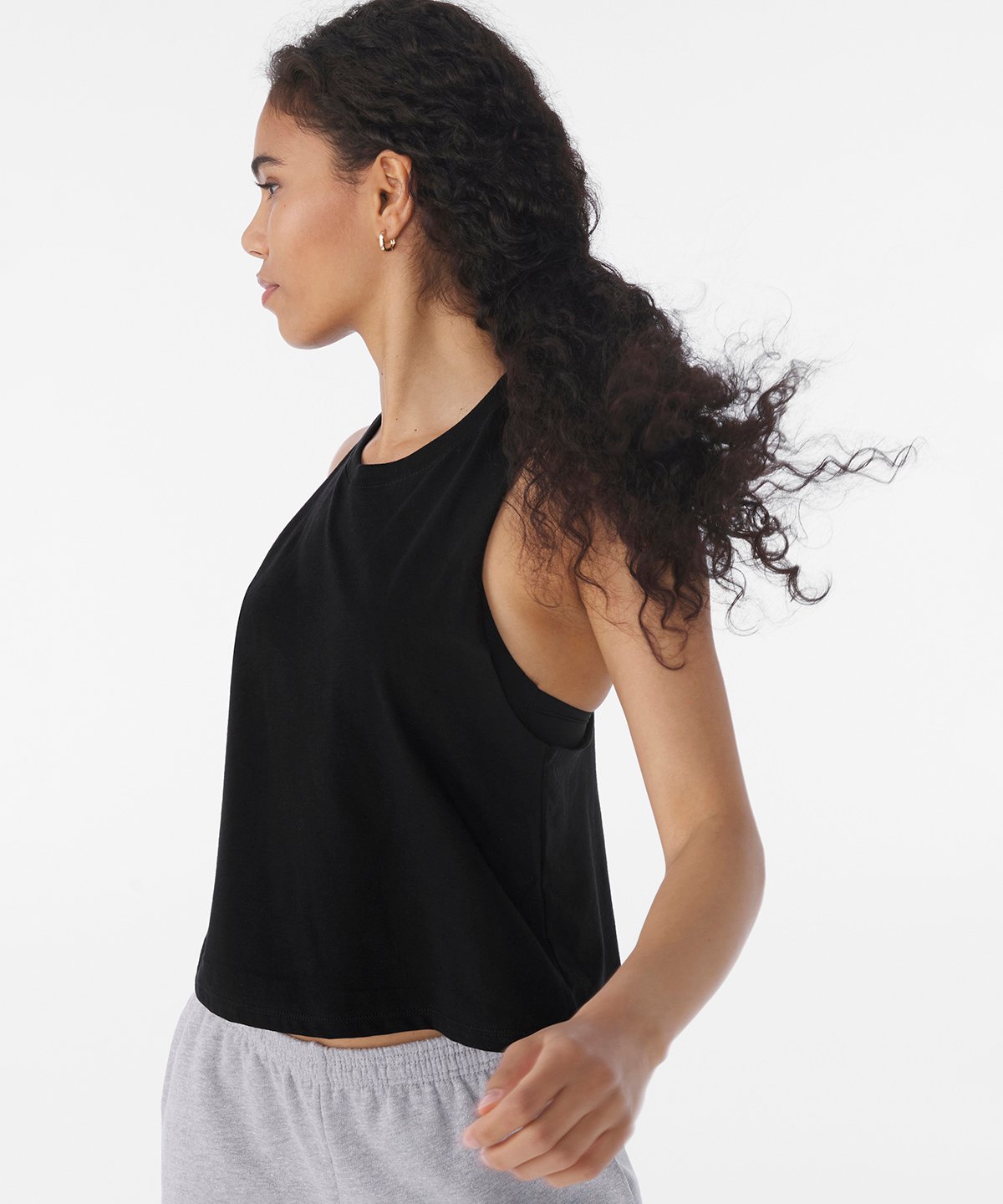 Bella + canvas Women's racerback cropped tank